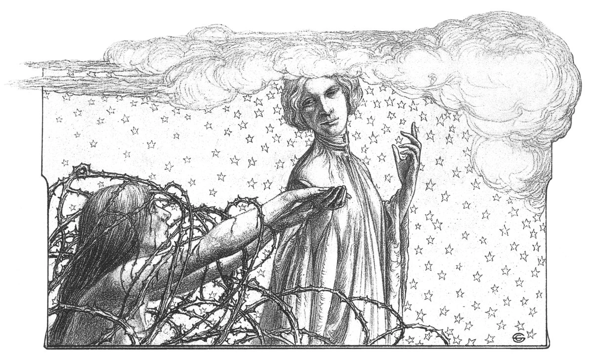 Illustrazione tratta da Parole di un credente di F. Lamennais. Parigi - Charles Meunier, 1908 3